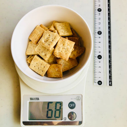 2人前の玄米クラッカー 68g