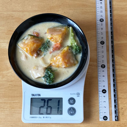 深鉢1杯分のかぼちゃのクリームシチュー 261g