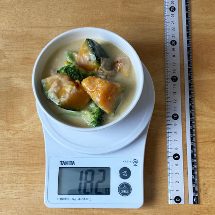 小鉢1杯分のかぼちゃのクリームシチュー 182g