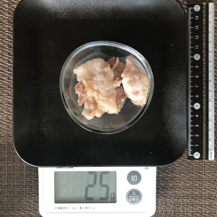 おつまみ皿1杯の豚こまの生姜焼き 25g