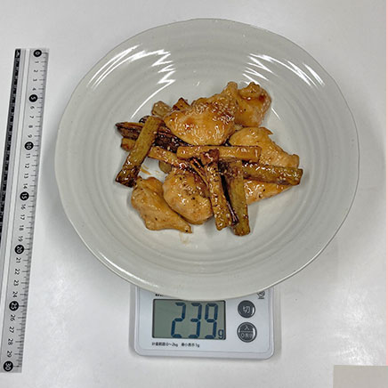1人前のごぼうと鶏肉の甘辛煮 239g