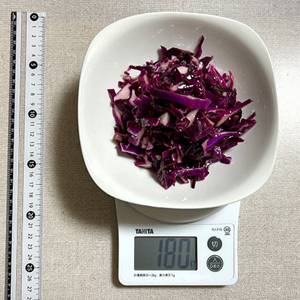 2人前の紫キャベツのマリネ 180g