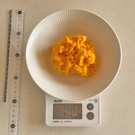 1人分のかぼちゃのクリームチーズサラダ 144g