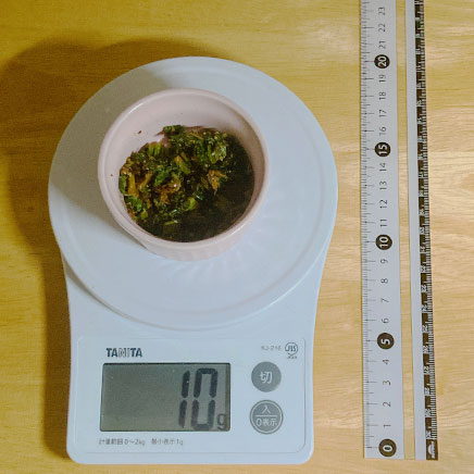 10gのかぶの葉のふりかけ