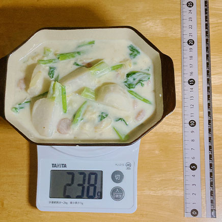 1人前のかぶのクリーム煮 238g