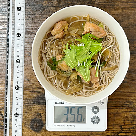 1人前の鶏ごぼうそば 356g