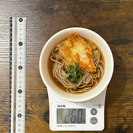 汁椀1杯分のとり天そば 260g