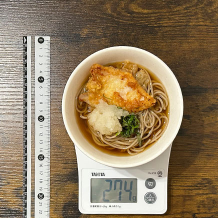 汁椀1杯分のとり天おろしそば 274g