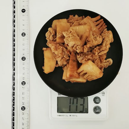 1人前のたけのこと豚肉の味噌炒め 173g