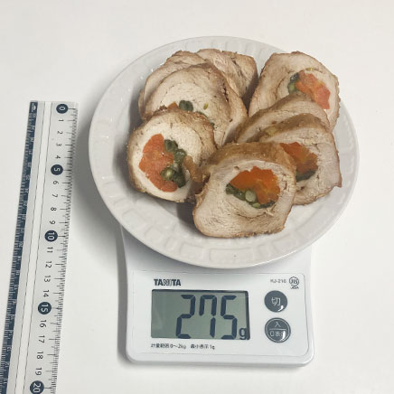 2人前の鶏肉の野菜ロール煮 275g