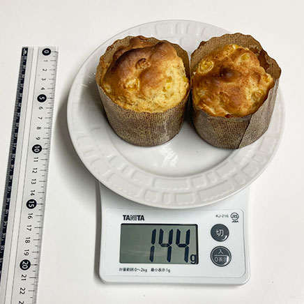 とうもろこしマフィン2個 144g