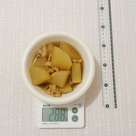 1人前の大根とレンコンの煮物 288g