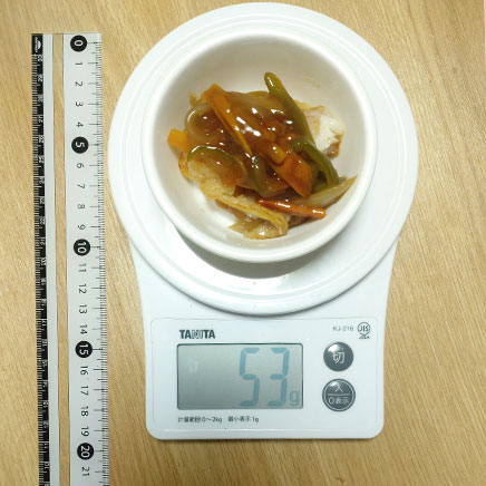 小鉢1杯分のカレイの甘酢あんかけ 53g