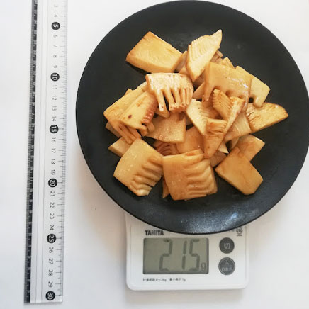 2人前のたけのこのバター炒め 215g