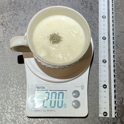 200gのかぶのポタージュ