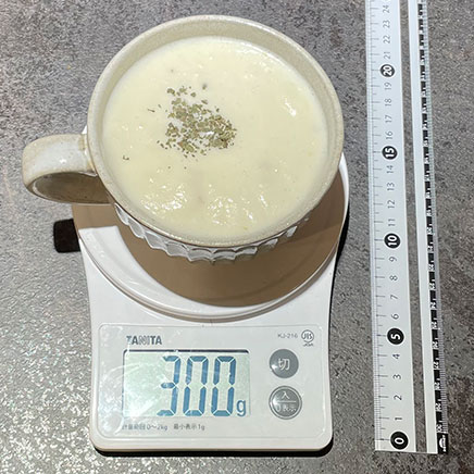 300gのかぶのポタージュ