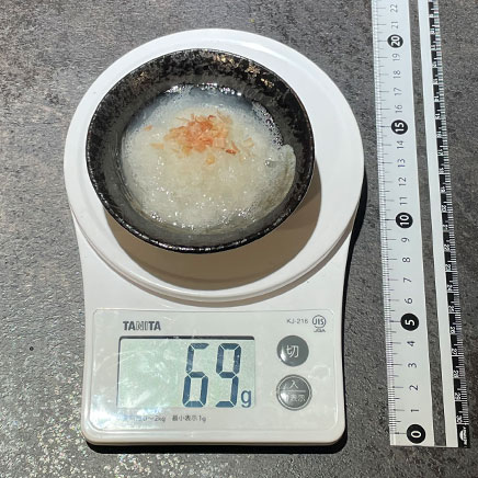 1人前のかぶのおろし 69g