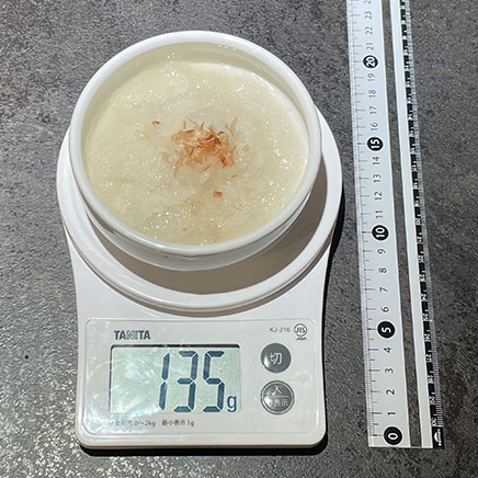 中皿のかぶのおろし 135g