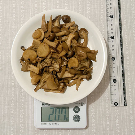 ２人前のきのこのソテー 207g