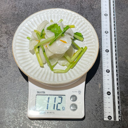 中皿のかぶとゆずの甘酢漬け 112g