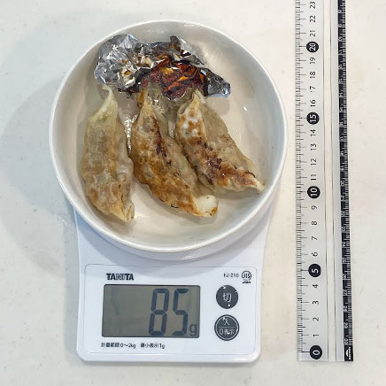 3個分の生姜餃子 85g