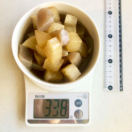 中鉢1杯分の大根とこんにゃくの煮物 338g