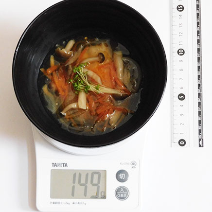 1人分のたらの野菜あんかけ 149g