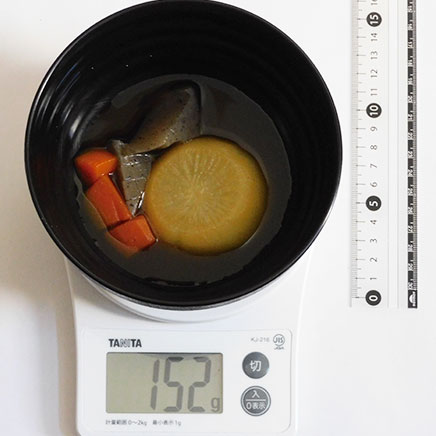 中鉢1杯分の大根のおでん 152g