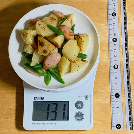 大皿のいんげんのジャーマンポテト 131g