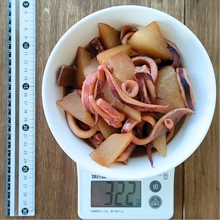 2人前のイカと大根の煮付け 322g