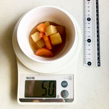 小鉢1杯分の大根と人参の煮物 50g