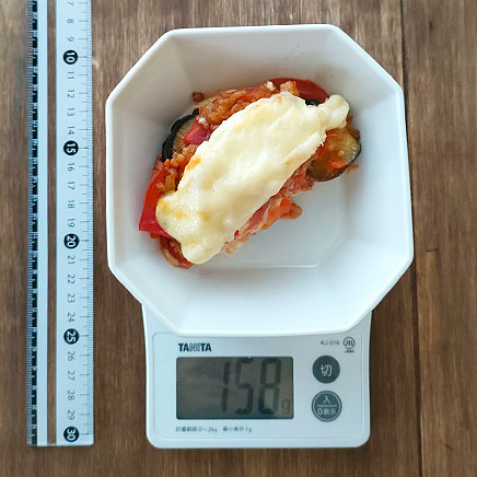 小皿のなすとトマトのラザニア 158g