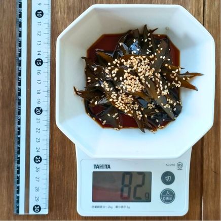 中鉢の茎わかめの佃煮 82g
