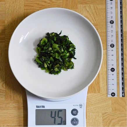 中皿1杯分の大根菜の漬物 45g
