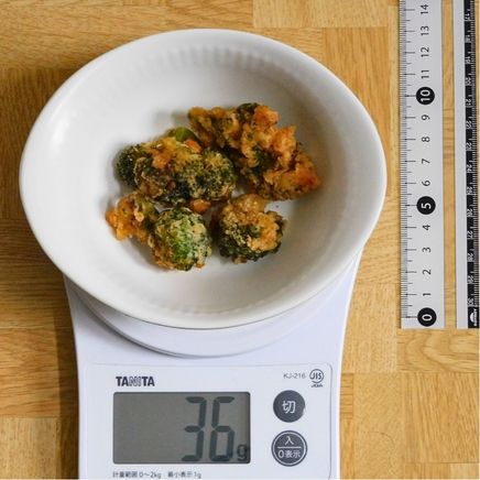 小皿1杯分のブロッコリーのから揚げ 36g