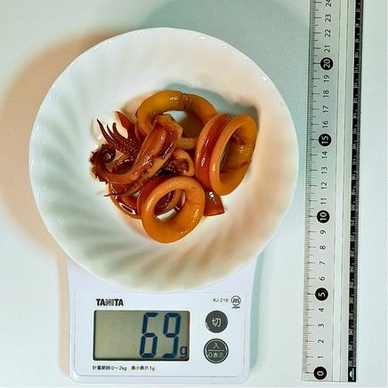 小皿1皿分のイカの煮付け 69g