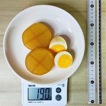 大皿1皿分の大根と卵の煮物 190g