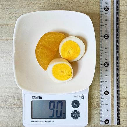 小皿1皿分の大根と卵の煮物 90g