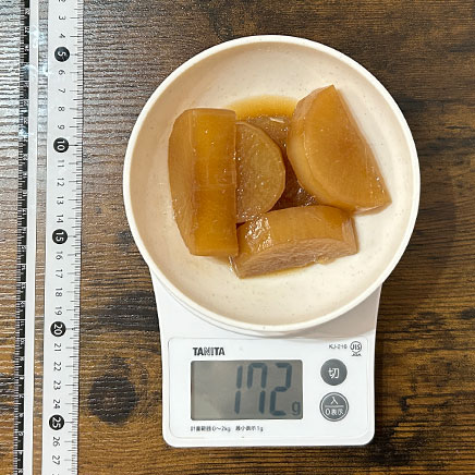 小皿1皿分の大根の煮物 172g