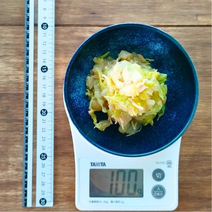 小鉢1杯分の白菜のポン酢和え 100g