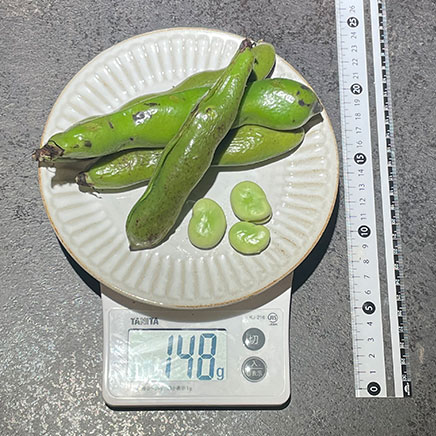 2人前の焼きそら豆 148g