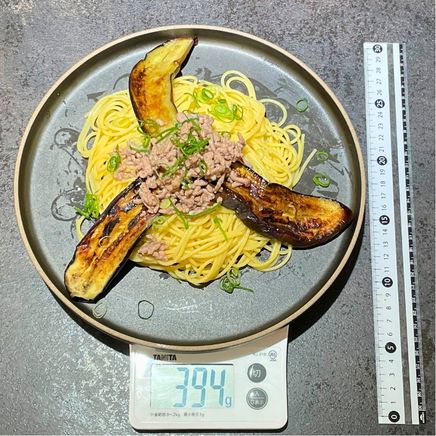 1食分のナスとひき肉のペペロンチーノ 394g