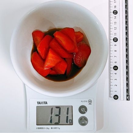 大鉢1杯分のにんじんの煮物 131g