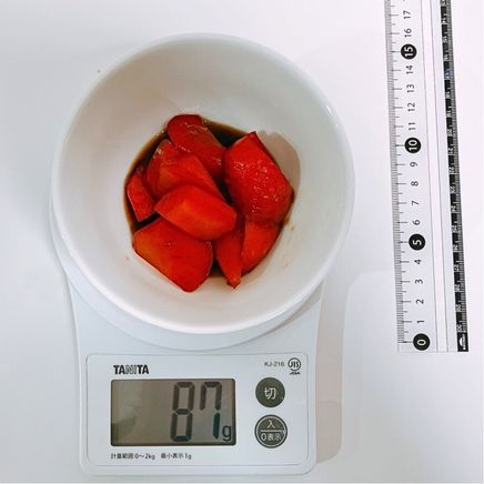 中鉢1杯分のにんじんの煮物 87g