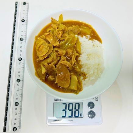中皿1杯分のキャベツカレー 398g