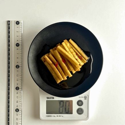 2人前のごぼうの漬物 80g