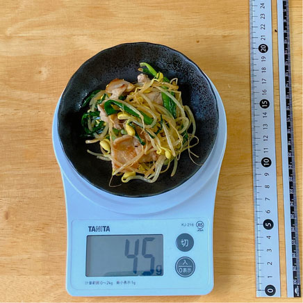 小皿1皿分の大豆もやし炒め 45g