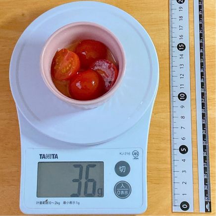ココット1皿分のミニトマトのマリネ 36g