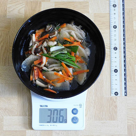 大皿1皿分の大根鍋 306g