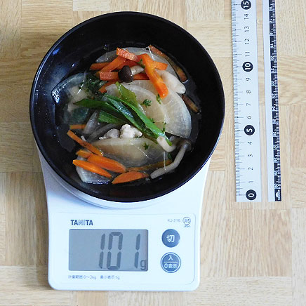 小鉢1人分の大根鍋 101g